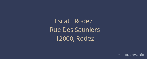 Escat - Rodez