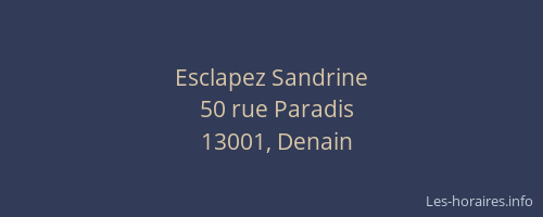Esclapez Sandrine