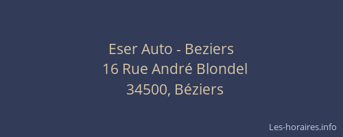 Eser Auto - Beziers