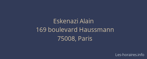Eskenazi Alain