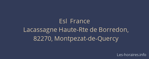 Esl  France