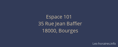 Espace 101