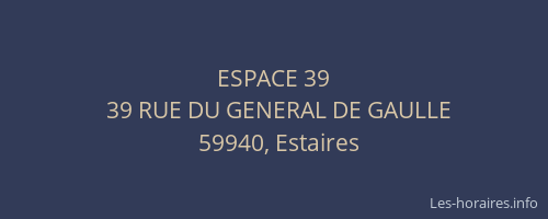 ESPACE 39