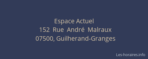 Espace Actuel
