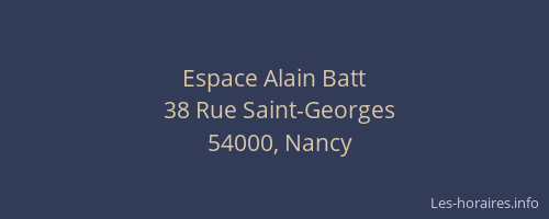 Espace Alain Batt