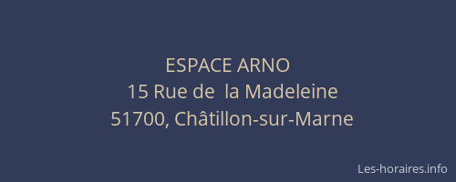 ESPACE ARNO