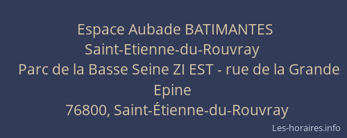 Espace Aubade BATIMANTES Saint-Etienne-du-Rouvray