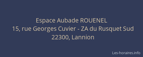 Espace Aubade ROUENEL