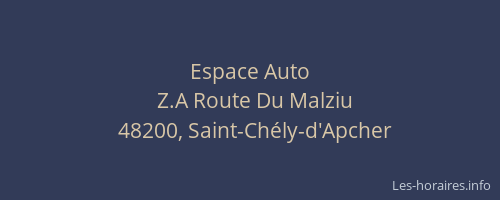 Espace Auto