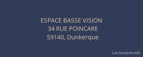 ESPACE BASSE VISION
