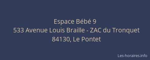 Espace Bébé 9