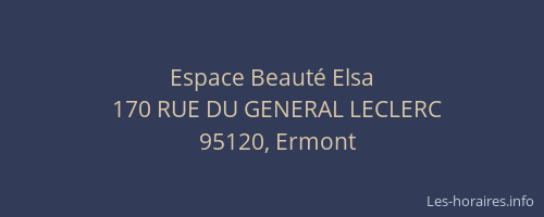 Espace Beauté Elsa