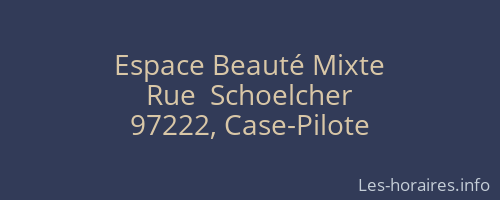Espace Beauté Mixte