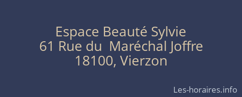Espace Beauté Sylvie