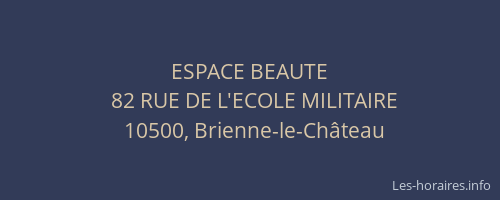 ESPACE BEAUTE