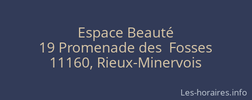 Espace Beauté