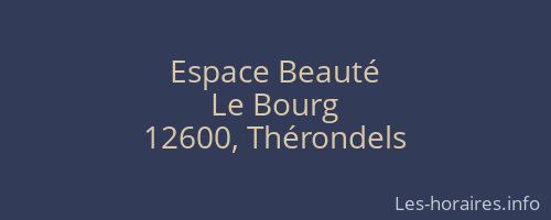 Espace Beauté