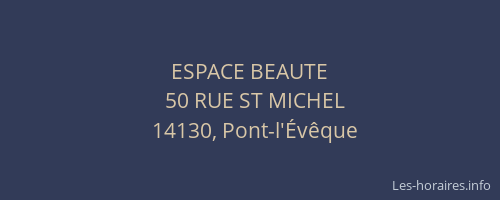 ESPACE BEAUTE