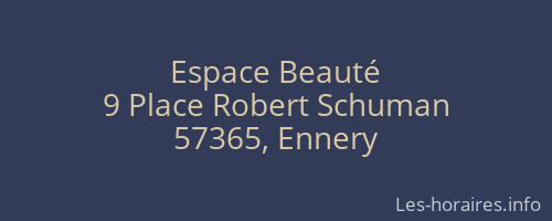 Espace Beauté