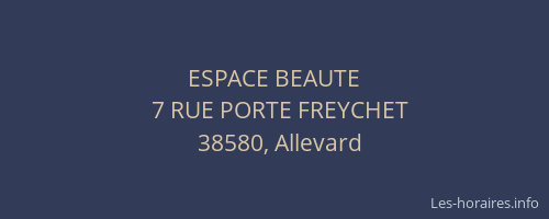 ESPACE BEAUTE