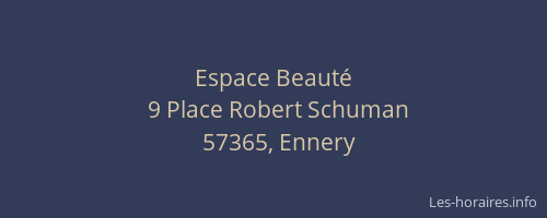 Espace Beaut&eacute;
