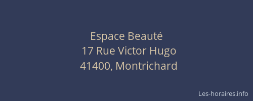 Espace Beaut&eacute;