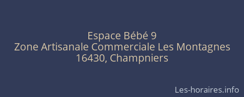 Espace Bébé 9
