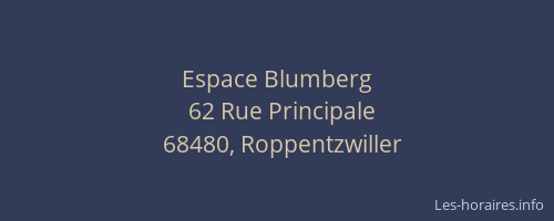 Espace Blumberg