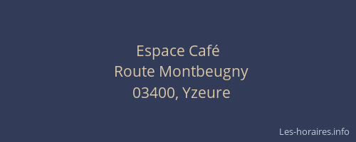 Espace Café
