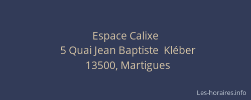 Espace Calixe