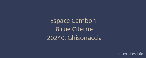 Espace Cambon