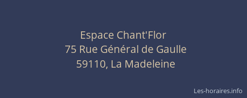 Espace Chant'Flor