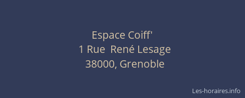 Espace Coiff'
