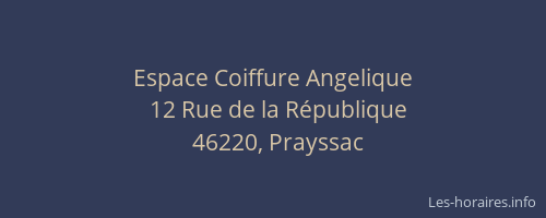 Espace Coiffure Angelique