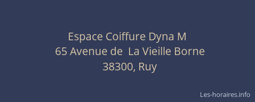 Espace Coiffure Dyna M