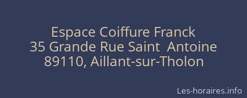 Espace Coiffure Franck