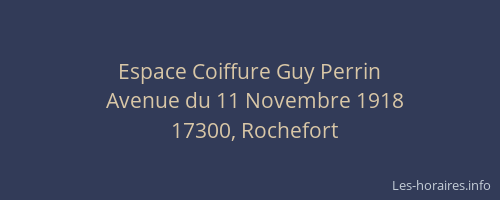 Espace Coiffure Guy Perrin
