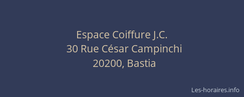 Espace Coiffure J.C.
