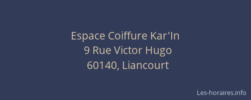 Espace Coiffure Kar'In
