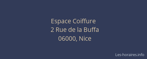 Espace Coiffure