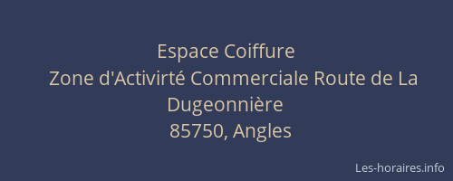 Espace Coiffure