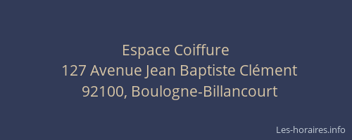 Espace Coiffure