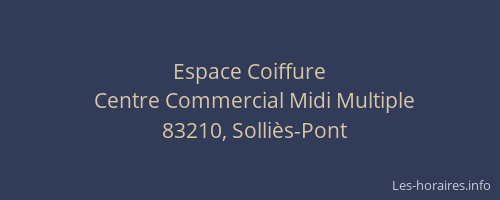 Espace Coiffure