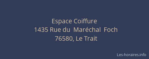 Espace Coiffure