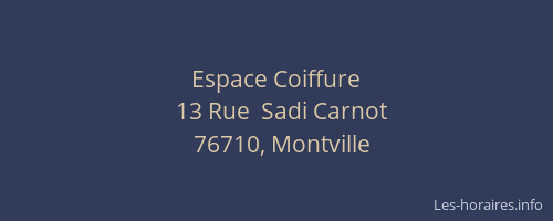 Espace Coiffure