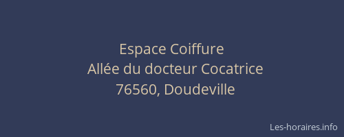 Espace Coiffure