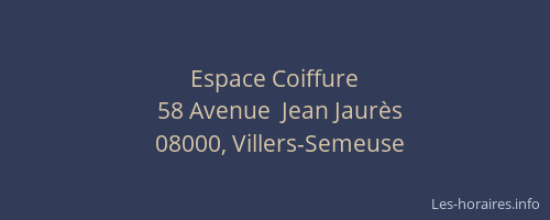 Espace Coiffure