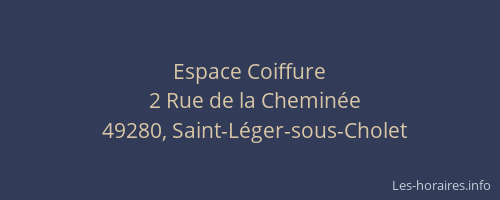 Espace Coiffure