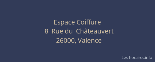 Espace Coiffure