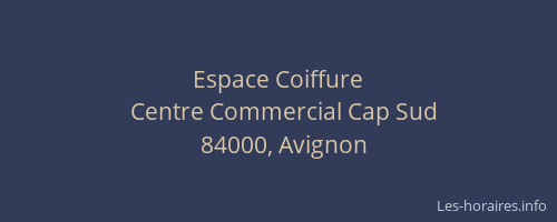 Espace Coiffure